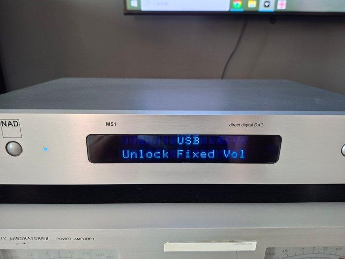 NAD - M51 DAC & PREAMPLIFIER DAC - Digital Analog Converter, TV, Hi-fi & Vidéo, Radios