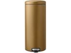 Brabantia NewIcon - Prullenbak - 30 liter - Warm Brass, Verzenden, Zo goed als nieuw