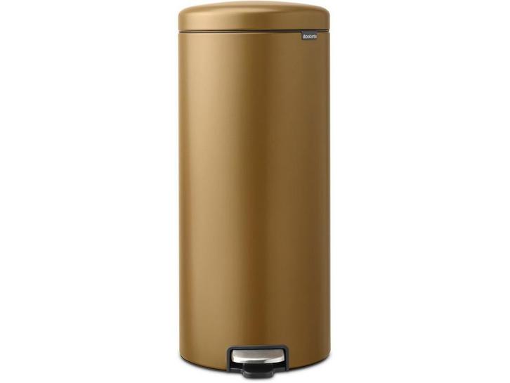 Brabantia NewIcon - Prullenbak - 30 liter - Warm Brass, Huis en Inrichting, Woonaccessoires | Overige, Zo goed als nieuw, Verzenden