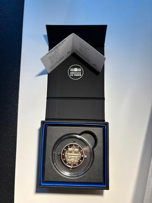 Frankrijk. 2 Euro 2025 Notre Dame de Paris - Proof (Zonder, Postzegels en Munten, Munten | Europa | Euromunten