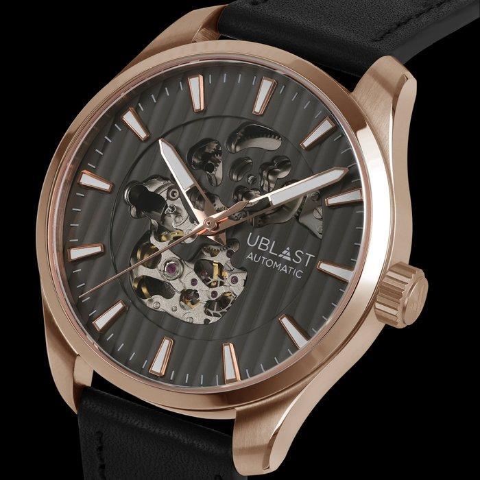 Ublast - Skelematic - Sapphire Glass - REF.UBSKEGD42GR -, Handtassen en Accessoires, Horloges | Heren