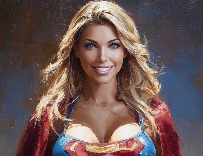Canvas Fit - Alberto Ricardo - Belleza y poder. Supergirl, Cd's en Dvd's, Dvd's | Tekenfilms en Animatie