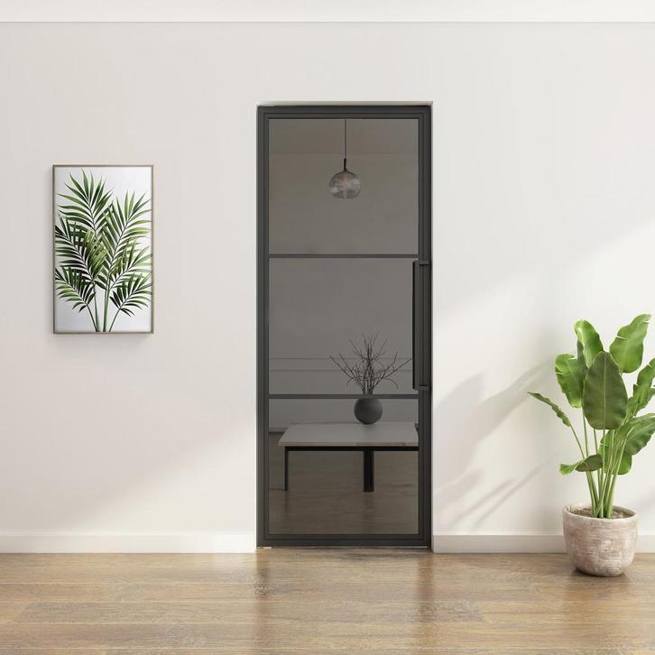 Stalen Taatsdeur - 3 Vlaks - Rook glas*, Bricolage & Construction, Fenêtres & Moustiquaires