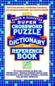 The Simon & Schuster super crossword puzzle dictionary and, Boeken, Overige Boeken, Gelezen, Verzenden