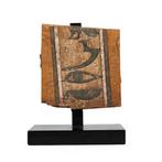 Oude Egypte, Middenrijk - Fragment geschilderd hout -