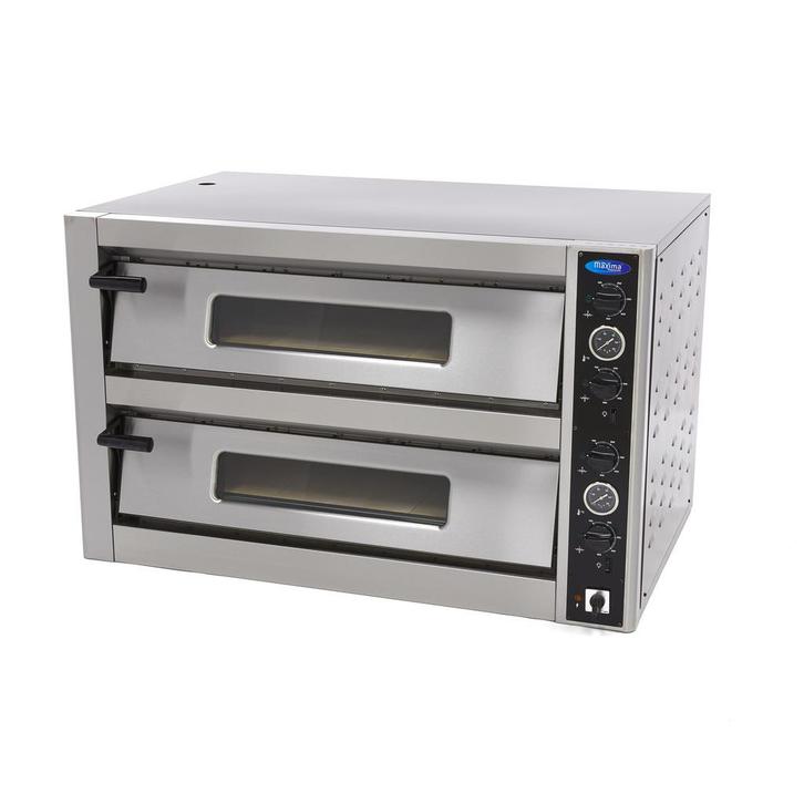 Pizza Oven - 12 Pizzas Ø 30 cm - 2 Kamers, Zakelijke goederen, Horeca | Keukenapparatuur, Nieuw in verpakking, Verzenden