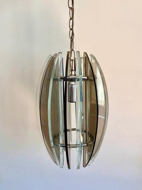 Plafondlamp - Glas, Antiek en Kunst, Antiek | Verlichting