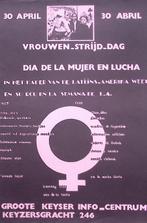 vintage poster vrouwenrechten -Vrouwen Strijd dag (Posters), Verzamelen, Verzenden, Nieuw, Overige onderwerpen, Met lijst