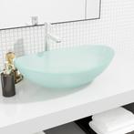 vidaXL Wasbak 54,5x35x15,5 cm gehard glas mat, Doe-het-zelf en Bouw, Verzenden, Nieuw
