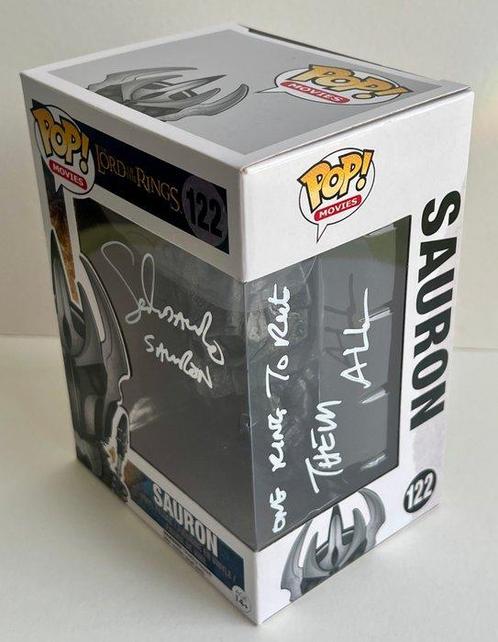 Lord of the Rings - Sala Baker (Sauron) Funko Pop, signed, Verzamelen, Film en Tv