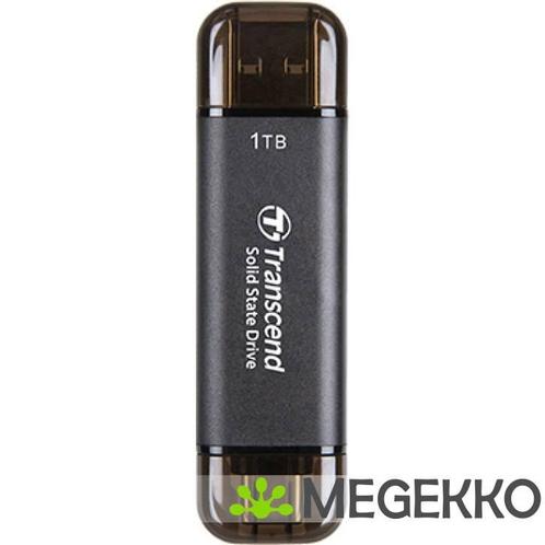 Transcend ESD310C 1000 GB Zwart, Computers en Software, Harde schijven, Nieuw, Verzenden