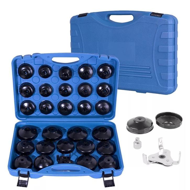 30-delige oliefilter sleutel kappen set verwijderset, Auto diversen, Autogereedschap, Nieuw, Ophalen of Verzenden