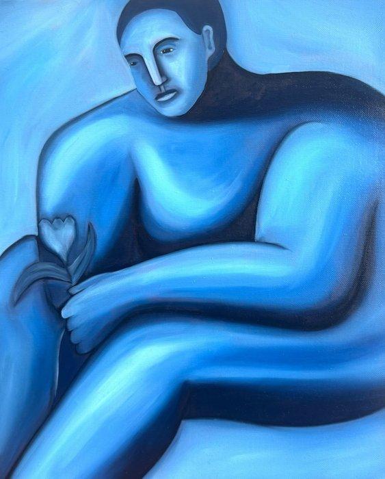 Sad monsters club / Jade Mouge - La fleur et le temps, Antiek en Kunst, Kunst | Schilderijen | Modern