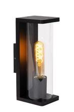 Lucide SLIGO - Wandlamp Buiten E27 28cm IP65 Zwart, Tuin en Terras, Buitenverlichting, Nieuw, Netvoeding, Verzenden