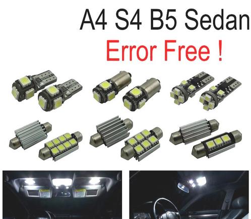 Kit 15 Ampoules Led Intérieur Pour Audi A4 S4 B5 Berline 96-, Auto-onderdelen, Verlichting, Verzenden