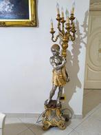 Lampadaire chandelier - Bois, Antiek en Kunst, Curiosa en Brocante