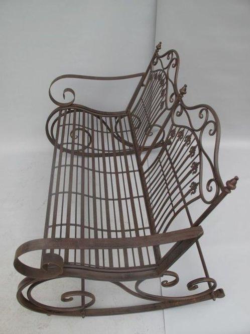 Tuinmeubelset - Gietijzer - Schommelbank, Antiek en Kunst, Curiosa en Brocante