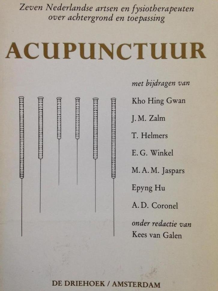 ACUPUNCTUUR 9789060303542 VAN GALEN, Livres, Science, Envoi