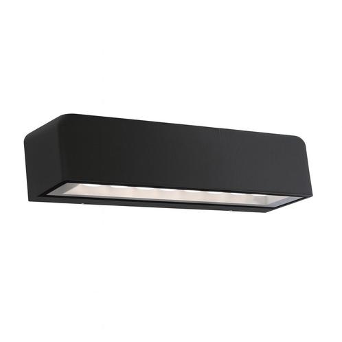Wandverlichting modern Warwick Muurlamp Zwart, Tuin en Terras, Buitenverlichting, Verzenden