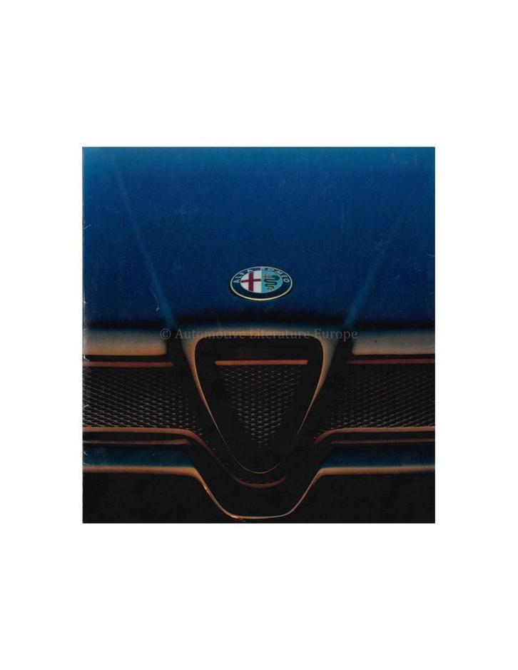 1993 ALFA ROMEO RZ ZAGATO BROCHURE ENGELS, Boeken, Auto's | Folders en Tijdschriften