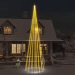 vidaXL Vlaggenmast kerstboom 1134 LEDs warmwit 800 cm, Diversen, Kerst, Verzenden, Nieuw