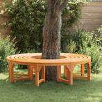 vidaXL Buitenboombank 160 cm Stevig Hout Eucalyptus, Tuin en Terras, Verzenden, Nieuw
