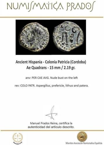 Hispania, Corduba (Colonia Patricia). Augustus (27 v.Chr.-14