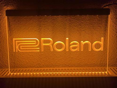 Roland neon bord lamp LED  verlichting reclame lichtbak, Huis en Inrichting, Lampen | Overige, Nieuw, Verzenden