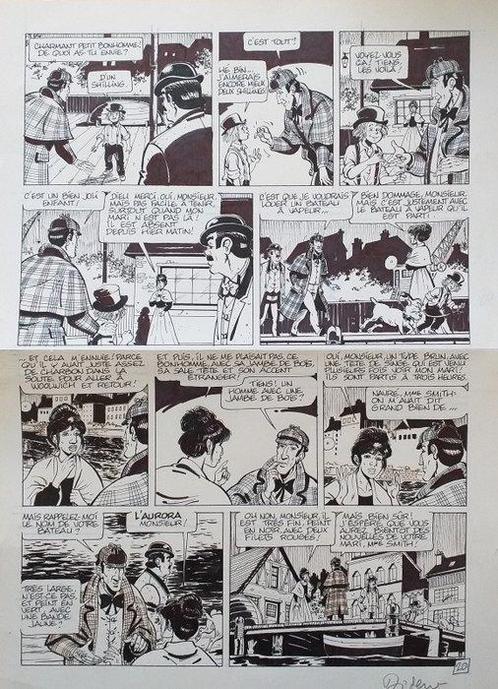 Di Sano, Bruno - Planche originale - Sherlock Holmes T9 - Le, Boeken, Stripverhalen