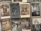 Groot aantal historische monumentale ansichtkaarten – kunst,, Verzamelen, Gelopen
