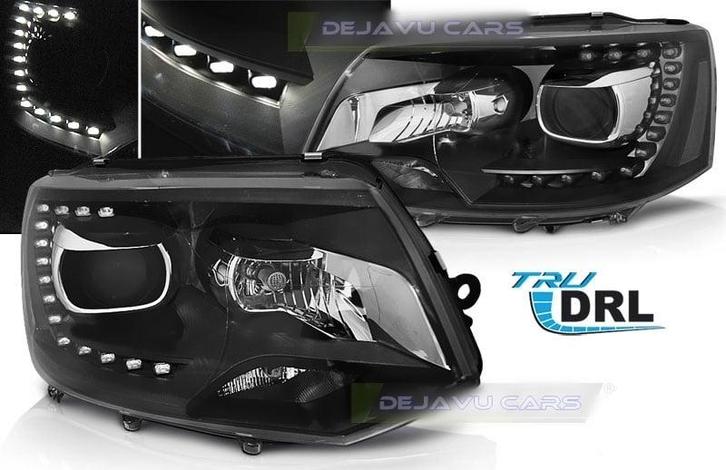 Bi Xenon Look LED Koplampen voor Volkswagen Transporter T5 -, Auto diversen, Tuning en Styling, Ophalen of Verzenden