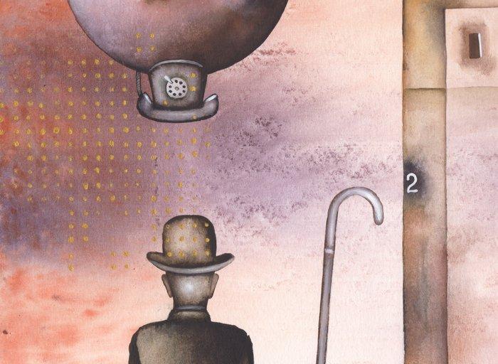 Eugene Ivanov - Moon Calling, Antiek en Kunst, Kunst | Schilderijen | Modern