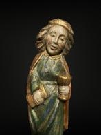 Sculpture, Heilig beeld / 19e eeuw / stijl-gotiek - 46 cm -