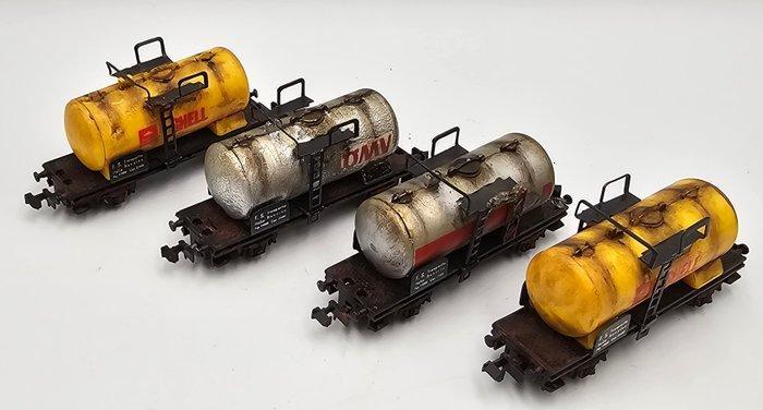 Lima N - WEATHERED. - Modeltrein goederenwagon (4) - Vier, Hobby en Vrije tijd, Modeltreinen | N-Spoor