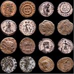 Romeinse Rijk. Lot comprising eight (8) AE coins:, Postzegels en Munten
