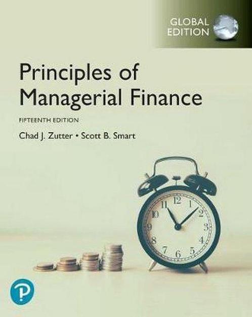 Principles of Managerial Finance, Global Edition, Boeken, Overige Boeken, Zo goed als nieuw, Verzenden