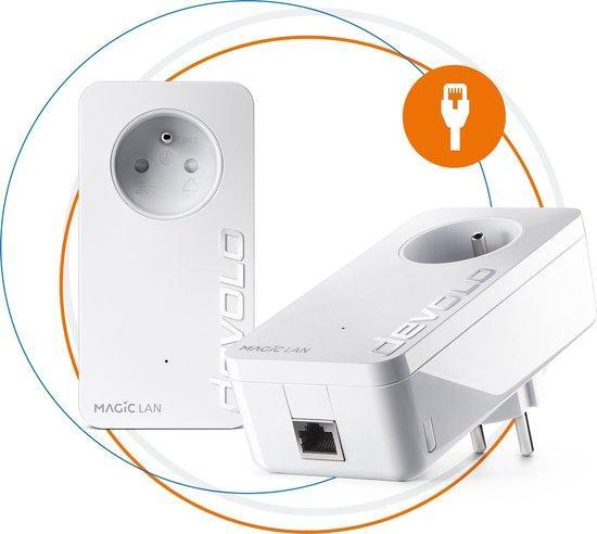 devolo Magic 2 LAN Starter Kit – Powerline zonder WiFi – 2, Computers en Software, Overige Computers en Software, Ophalen of Verzenden