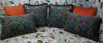 Ensemble de coussins avec tissu Liberty memories de