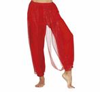 Buikdanseres Broek Rood Dames, Verzenden, Nieuw