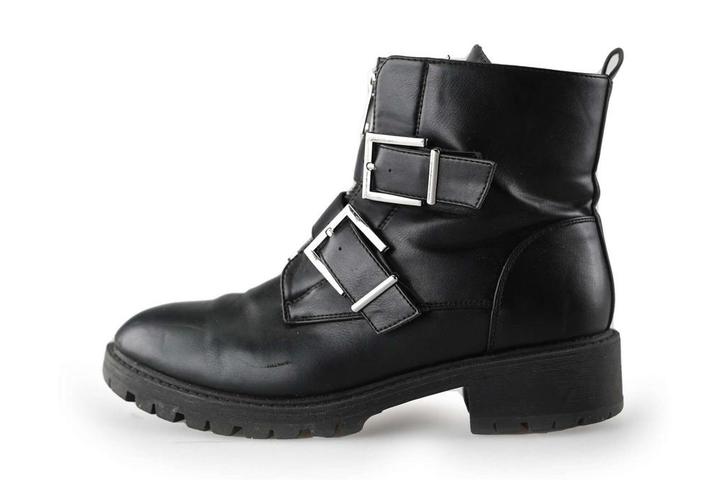 Sub55 biker boots in maat 41 Zwart | 5% korting, Kleding | Dames, Schoenen, Zwart, Gedragen, Overige typen, Verzenden