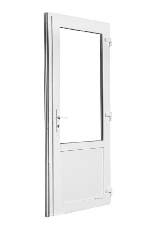 PVC Portes différentes tailles de stock pour garage,  jardin, Doe-het-zelf en Bouw, Deuren en Vliegenramen, Nieuw, Glas, Kunststof