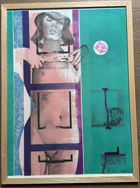 Pol Mara (1920-1998) - Elle sest acquise une fleur, Antiek en Kunst, Antiek | Overige Antiek