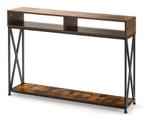 2dekans | Coast Consoletafel 120 x 23 x 79 cm – Rustiek, Ophalen of Verzenden, Nieuw