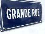 Grande Rue – emaille straatnaambord - Emaille plaat -