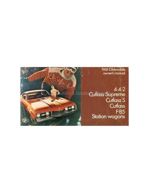 1968 OLDSMOBILE INSTRUCTIEBOEKJE ENGELS, Autos : Divers, Modes d'emploi & Notices d'utilisation, Enlèvement ou Envoi