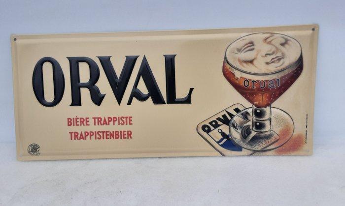 Orval Bière - Reclamebord - Metaal, Antiquités & Art, Antiquités | Assiettes décoratives & Carrelages