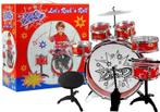 Kinderdrumstel – 6-delige drumset voor kinderen – rood, Ophalen of Verzenden, Nieuw