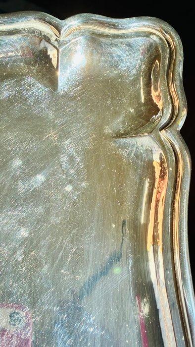 Dienblad - .800 zilver - zilveren dienblad 800, Antiek en Kunst, Antiek | Zilver en Goud