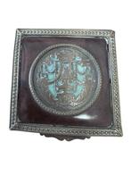 Doos - Hout, Verzilverd - Trinket Box