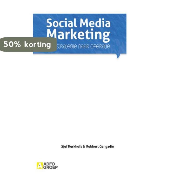 Social media marketing 9789491560071 Robbert Gangadin, Livres, Économie, Management & Marketing, Envoi